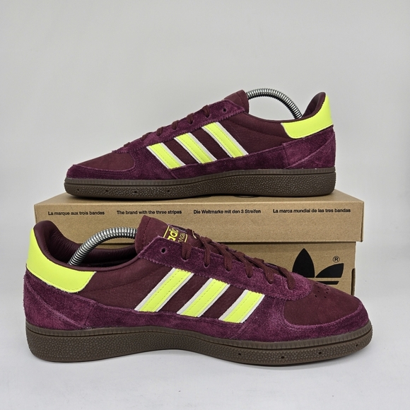 adidas Handball Spezial Weltmeister JH5453 Shadow Red Solar Yellow Shoes Size 10 main image 4